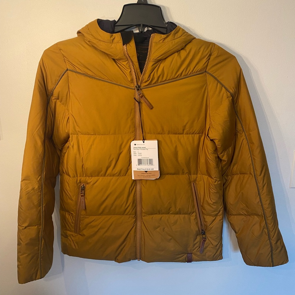 Obermeyer James Puffy Jacket Insulated Coat Size L, XL Tumbleweed NWT